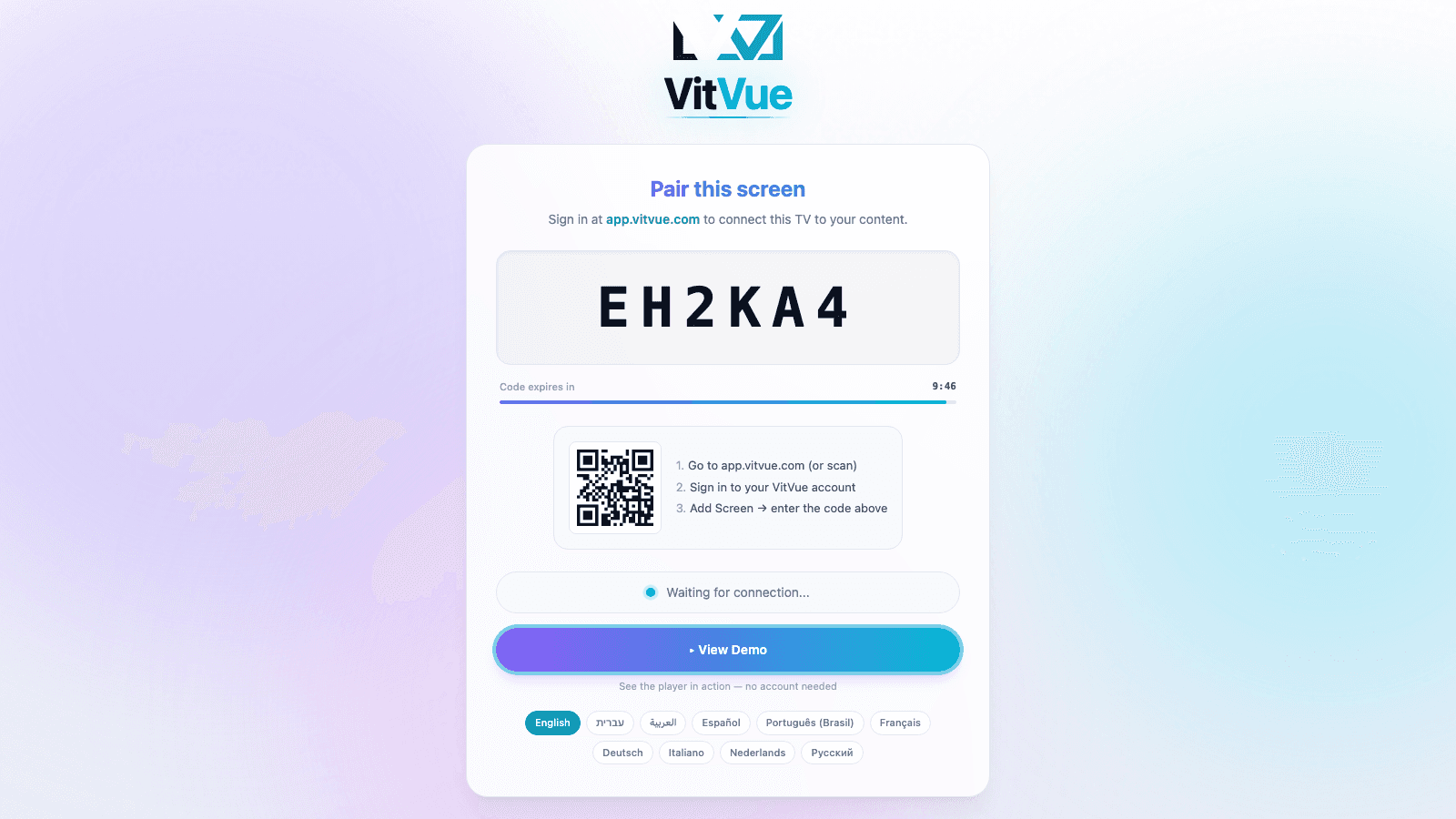 Connect — VitVue