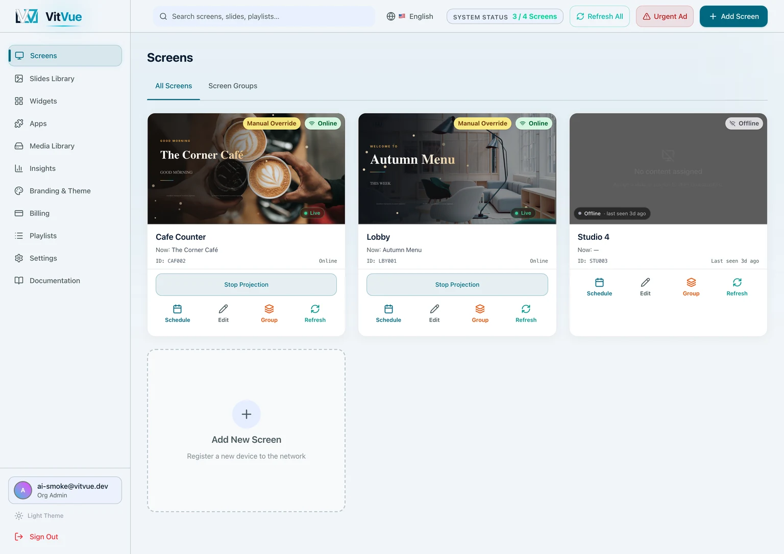 Dashboard