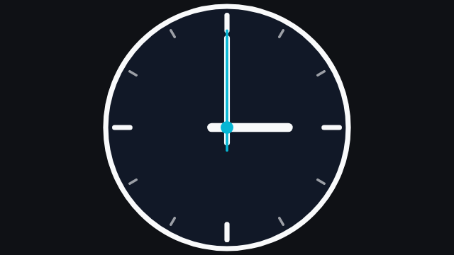 Analog Clock — Demo · example content
