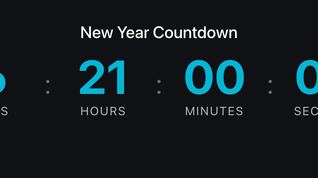 Countdown — Demo · example content