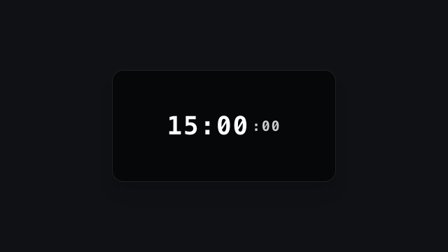 Digital Clock — Demo · example content