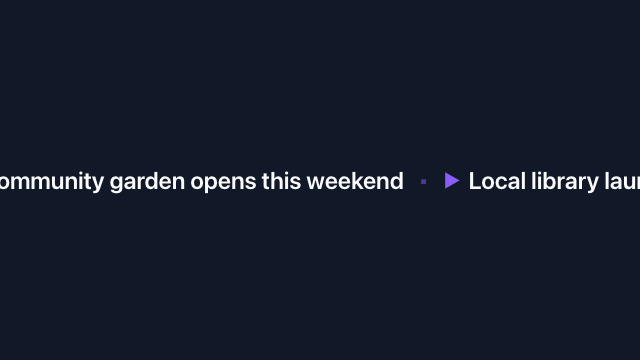 Sky News Ticker — Demo · example content